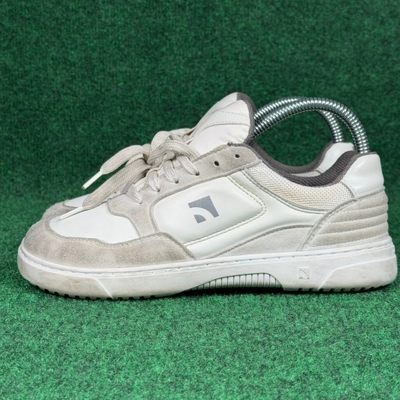 Barebarics Urban Barefoot Sneakers Womens 5 White Grey Leather Suede EU 36 - Picture 3 of 9